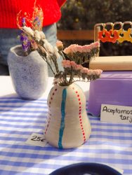 Jarrón azulrojo 15€